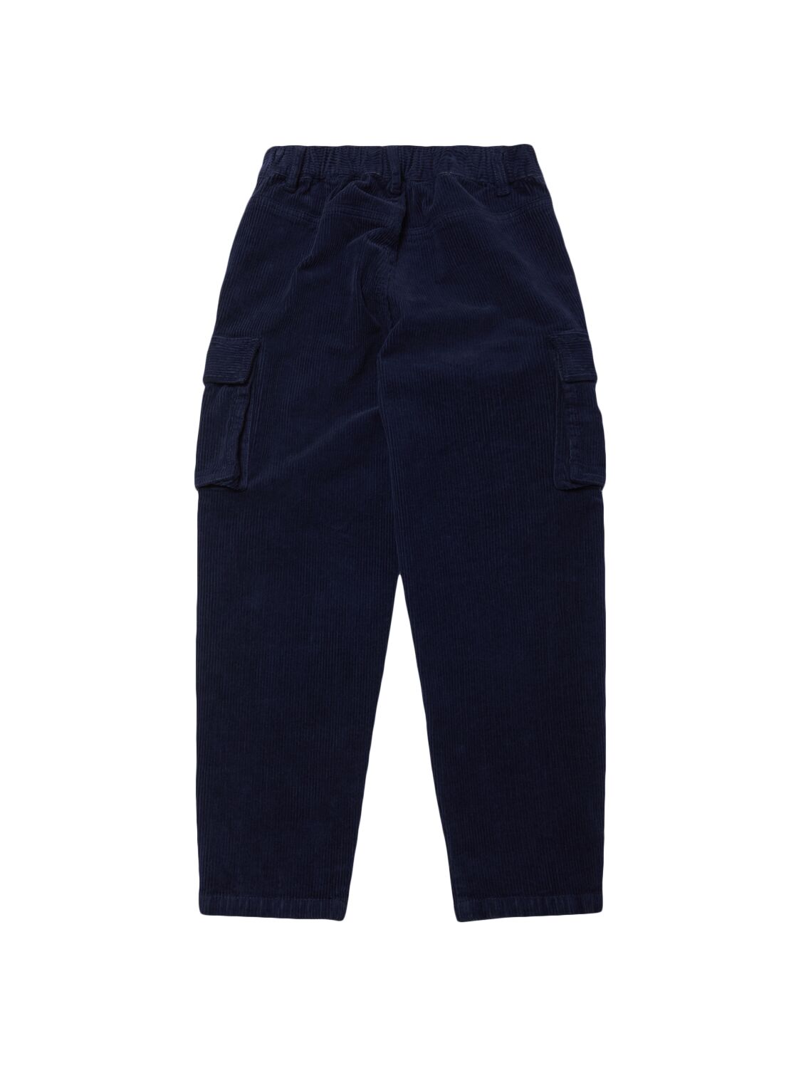 Shop Moschino Cotton Cargo Pants In Dark Blue