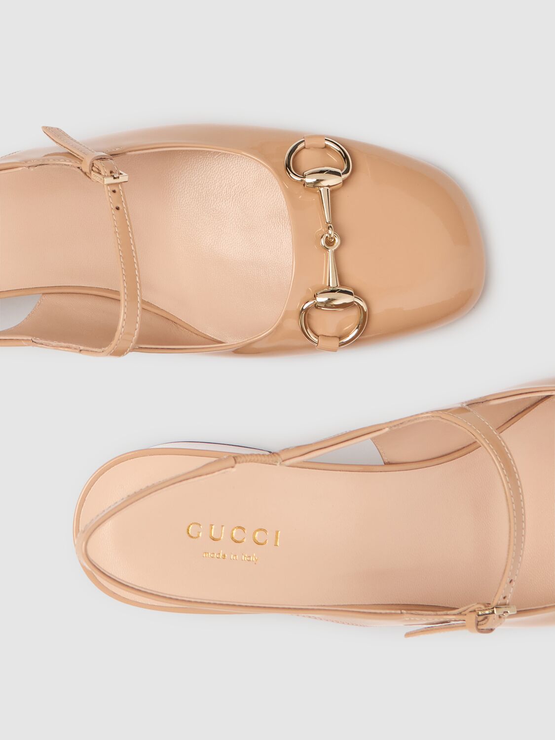 Shop Gucci 55mm Horsebit Leather Pumps In Pink Sand