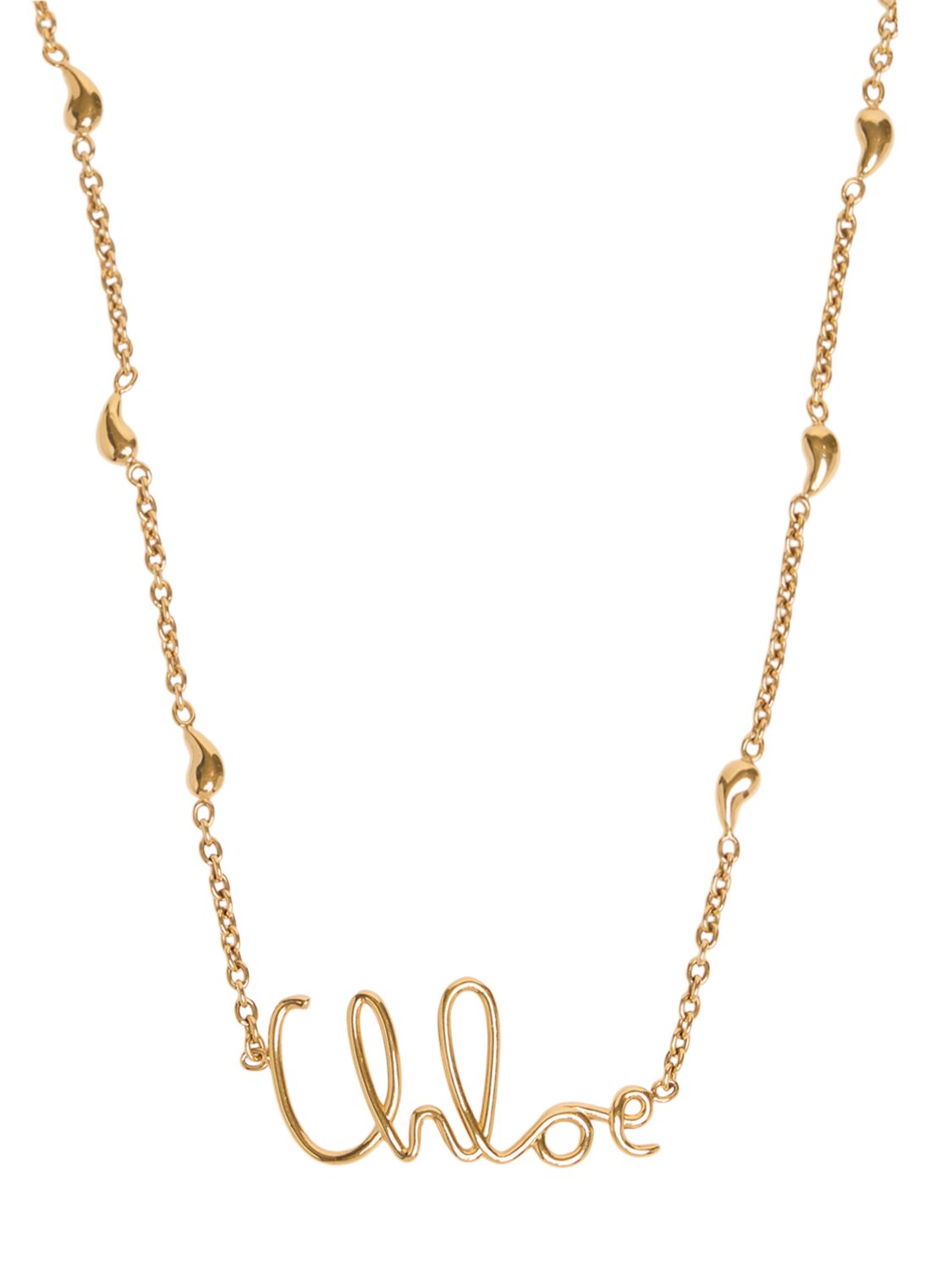 Image of C Chloé Logo Necklace