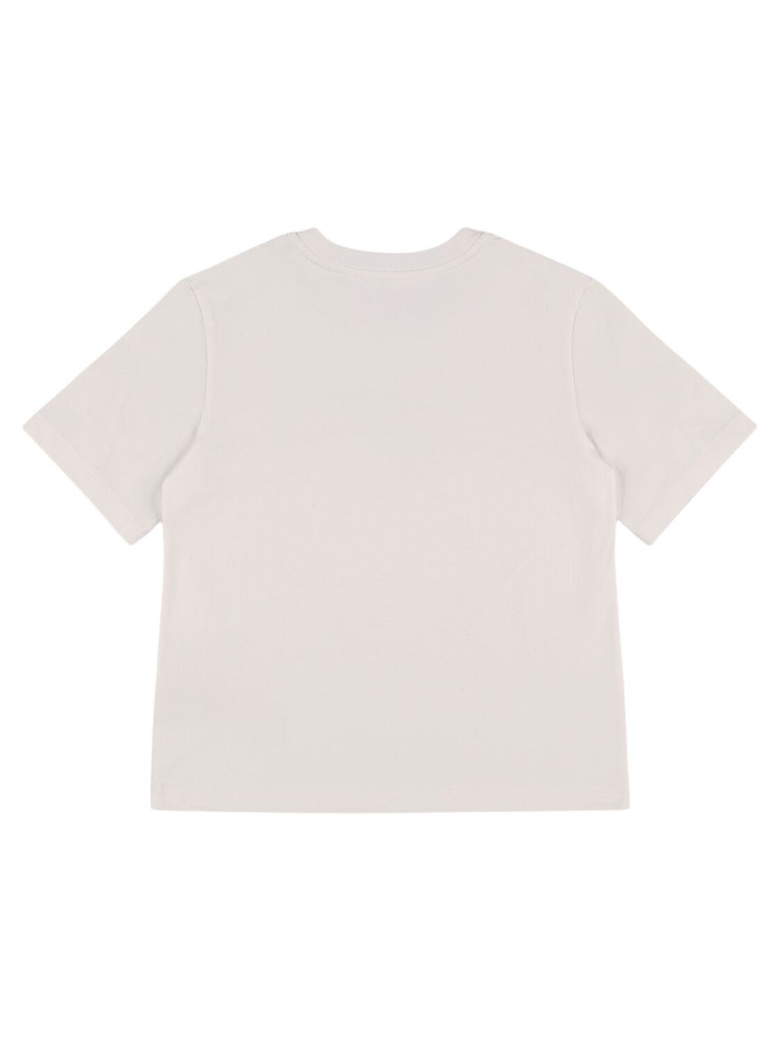 Dolce & Gabbana Babies' Printed Cotton Jersey T-shirt In White