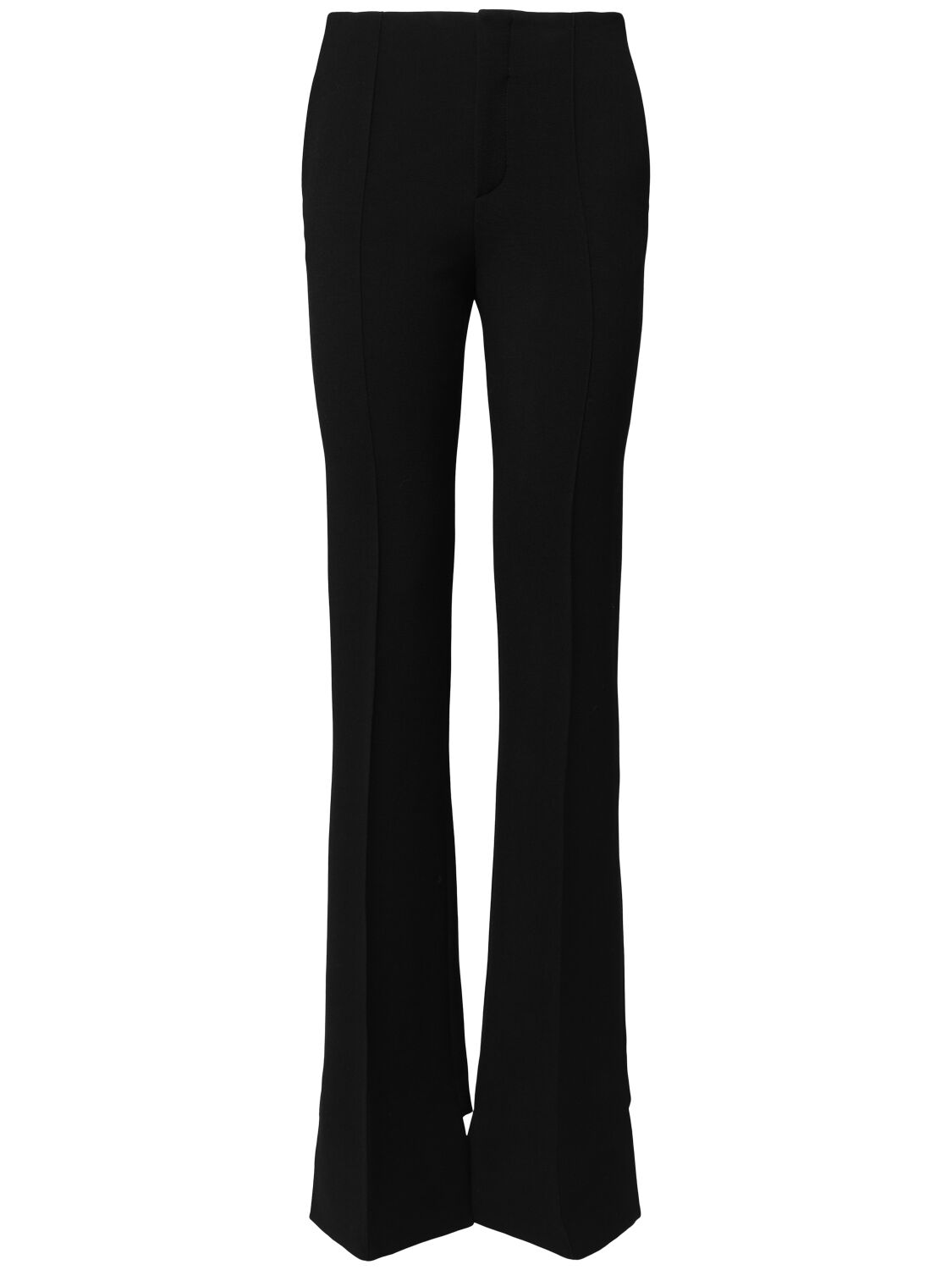 Chloé Tailored Wool Flared Pants In Black