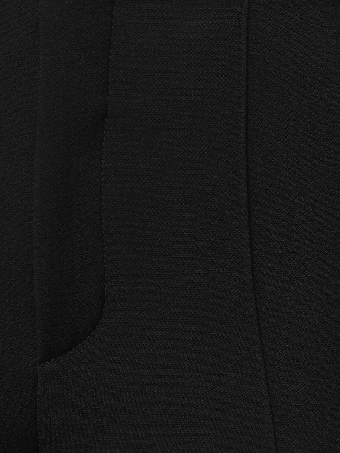 Chloé Tailored Wool Flared Pants In Black