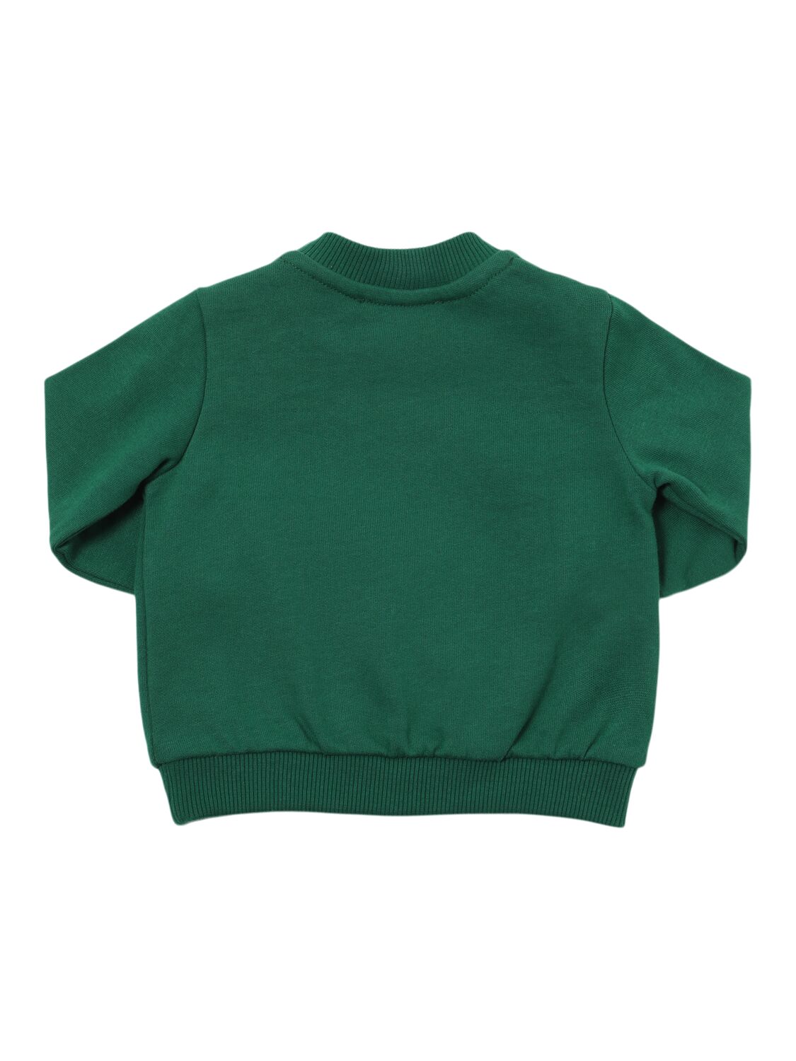 Shop Moschino Cotton Sweatshirt & Sweatpants In Green