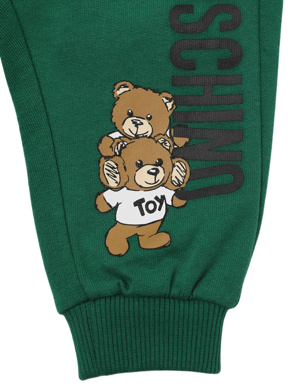 Shop Moschino Cotton Sweatshirt & Sweatpants In Green