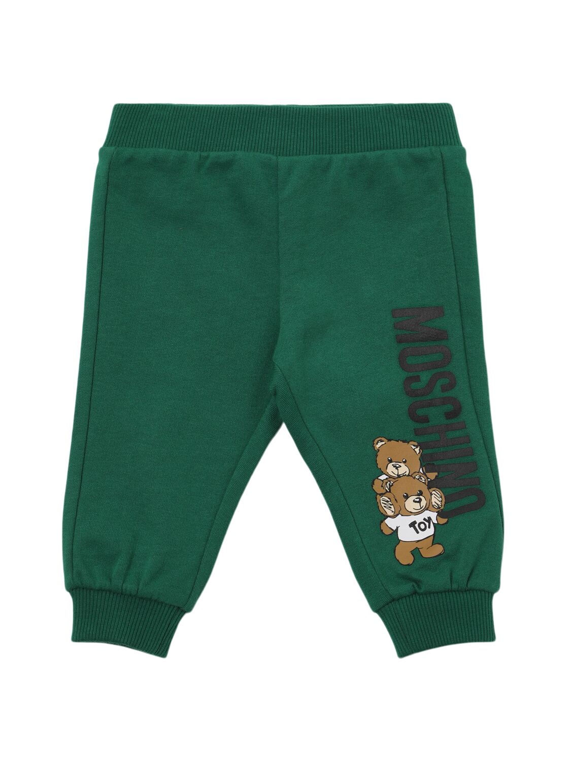 Shop Moschino Cotton Sweatshirt & Sweatpants In Green