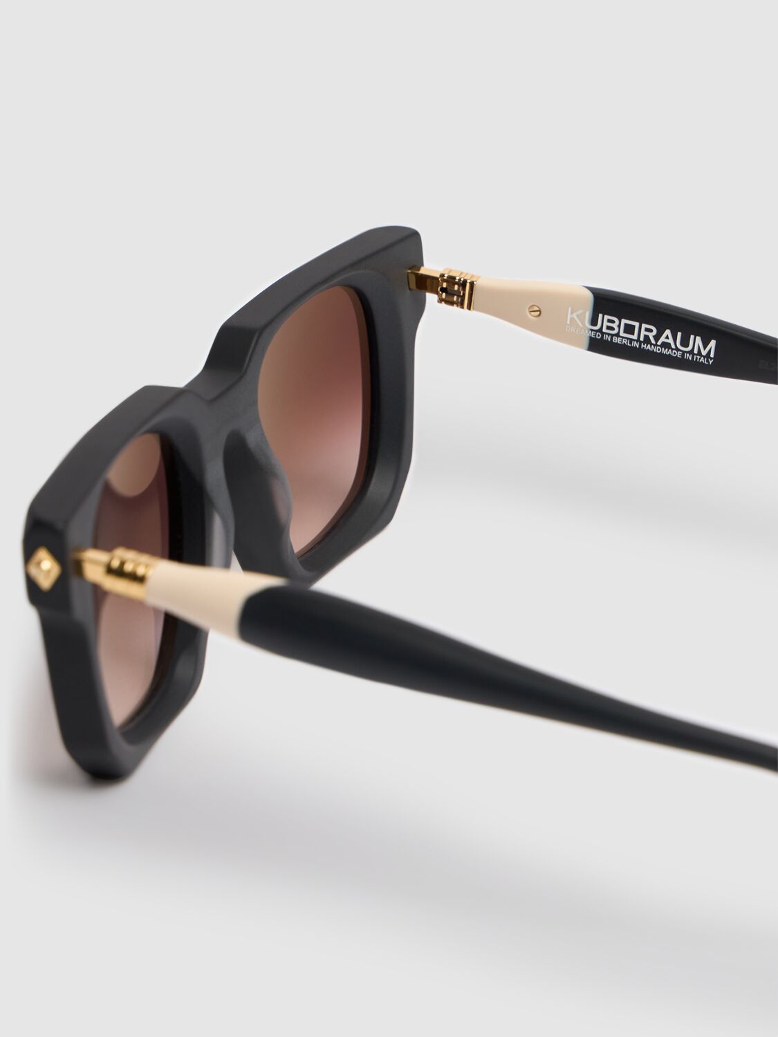 KUBORAUM BERLIN J3 SQUARED ACETATE SUNGLASSES 