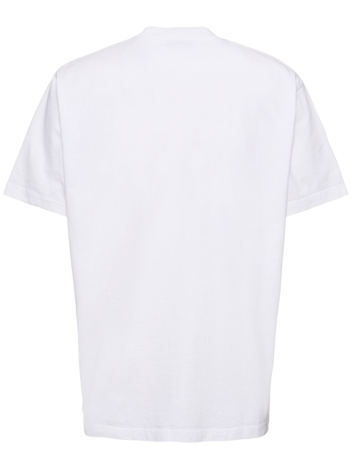 Shop Jw Anderson Puffin Embroidery Cotton T-shirt In White