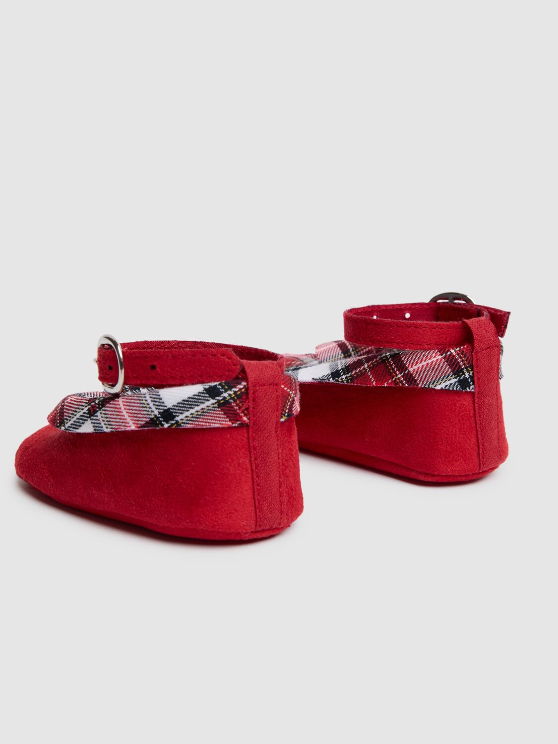 MONNALISA CHECK PRINT POLY BALLERINAS 