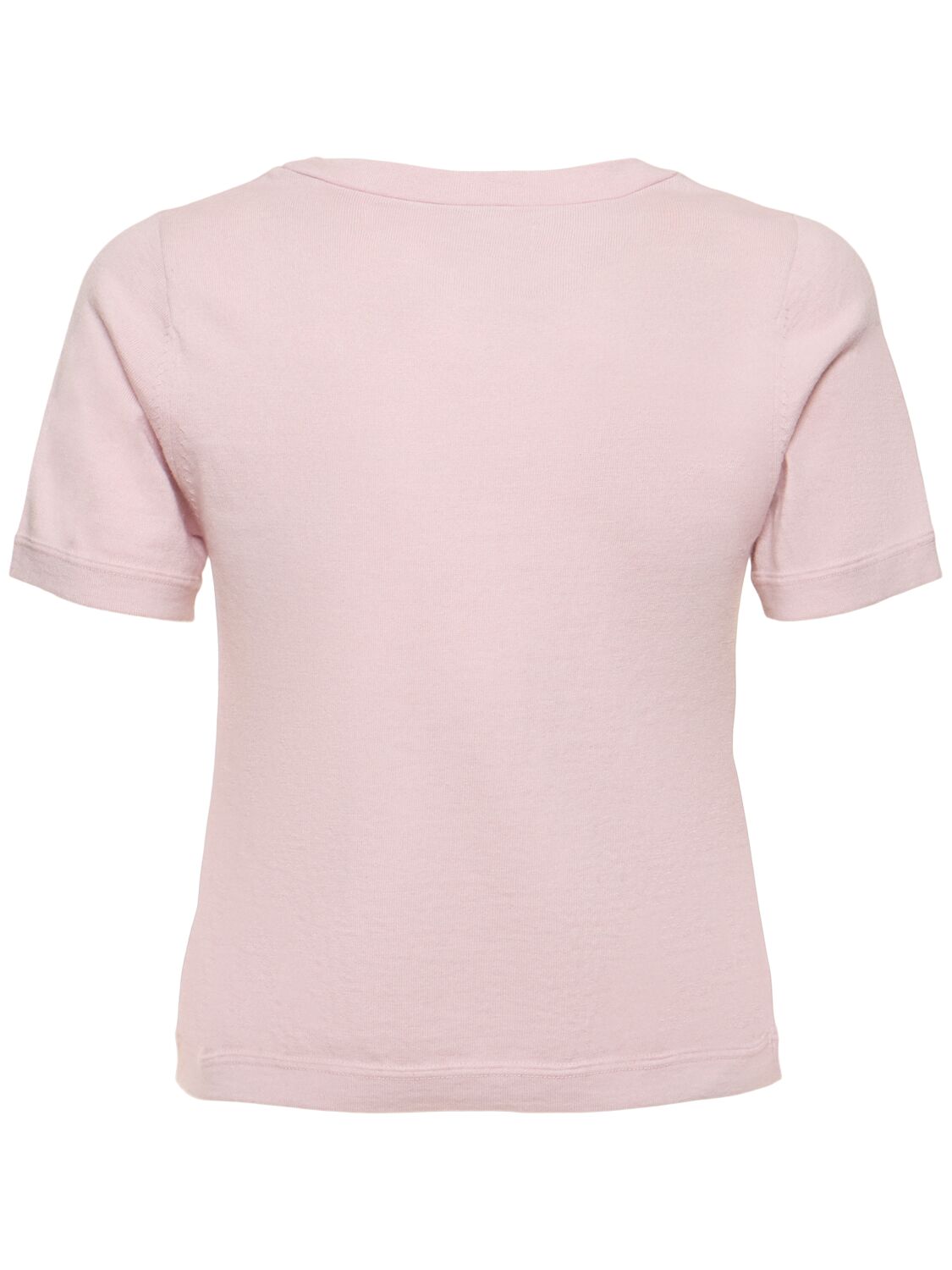 Shop Extreme Cashmere Tina Cotton & Cashmere T-shirt In Pink