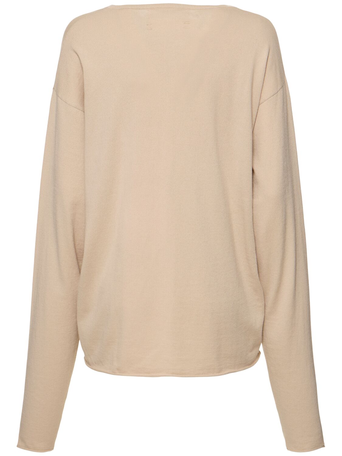 Shop Extreme Cashmere Aries Cotton & Cashmere Sweater In Beige