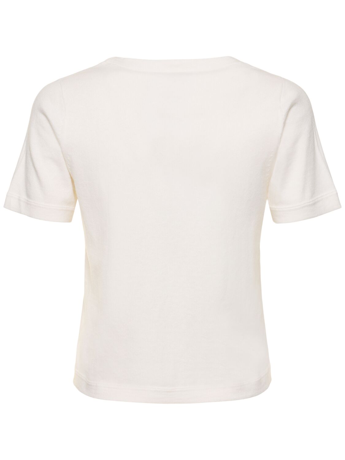 Shop Extreme Cashmere Tina Cotton & Cashmere T-shirt In White