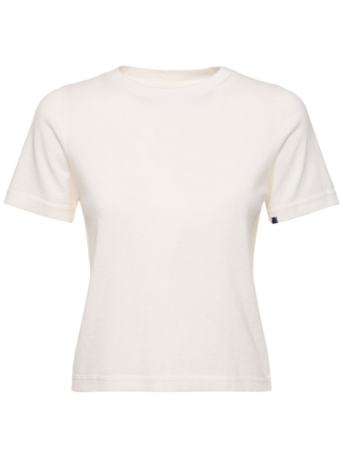 Extreme Cashmere Tina Cotton & Cashmere T-shirt In White