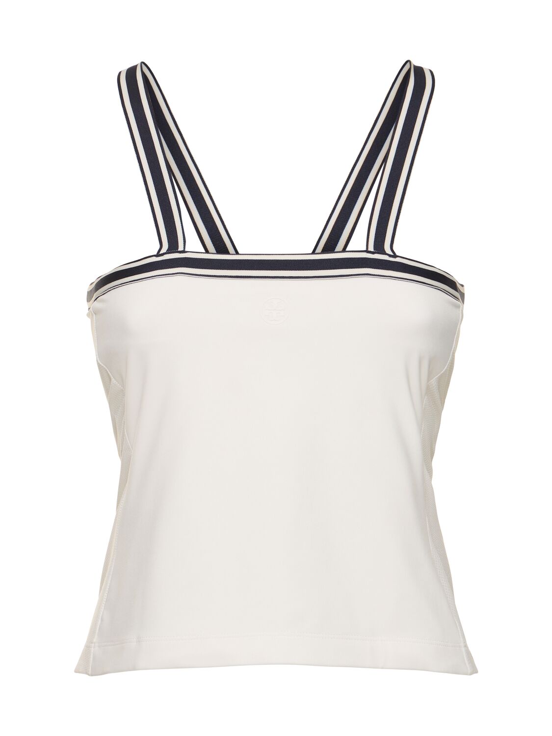 Tory Sport Strappy Jersey Tank Top In White