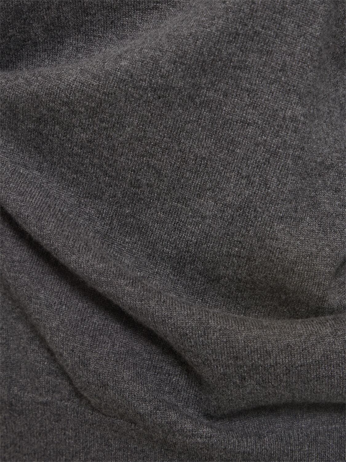 Shop Brunello Cucinelli Cashmere Turtleneck Sweater In Grey