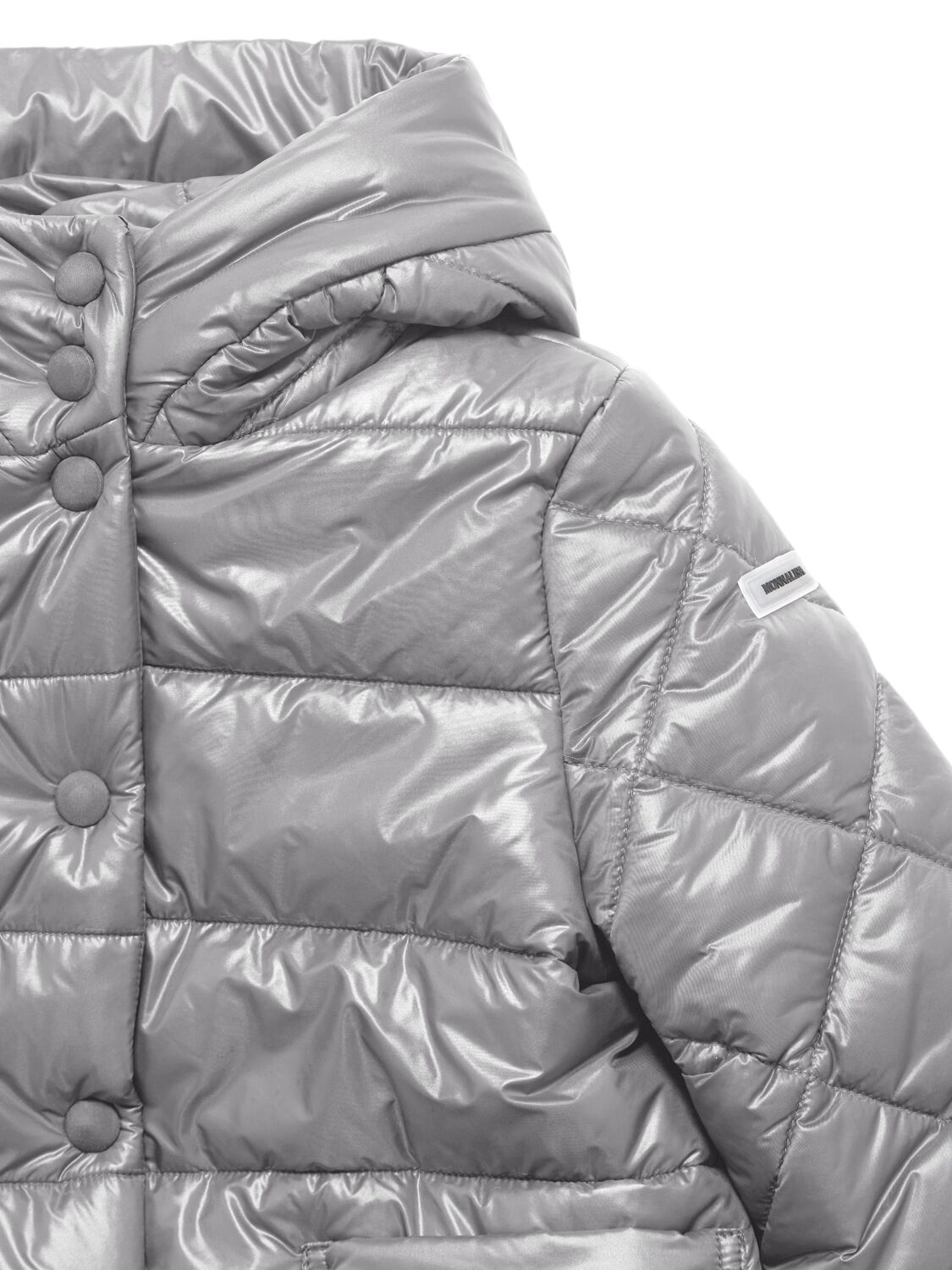 MONNALISA HOODED POLY PUFFER JACKET 