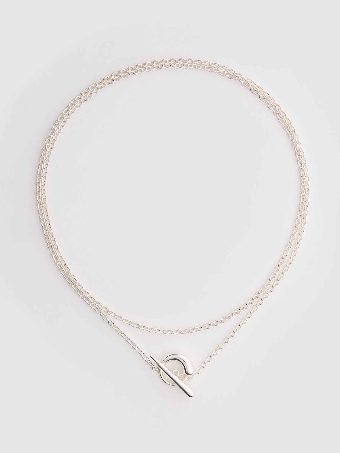 Ragbag Oculus Chain Necklace In Silver