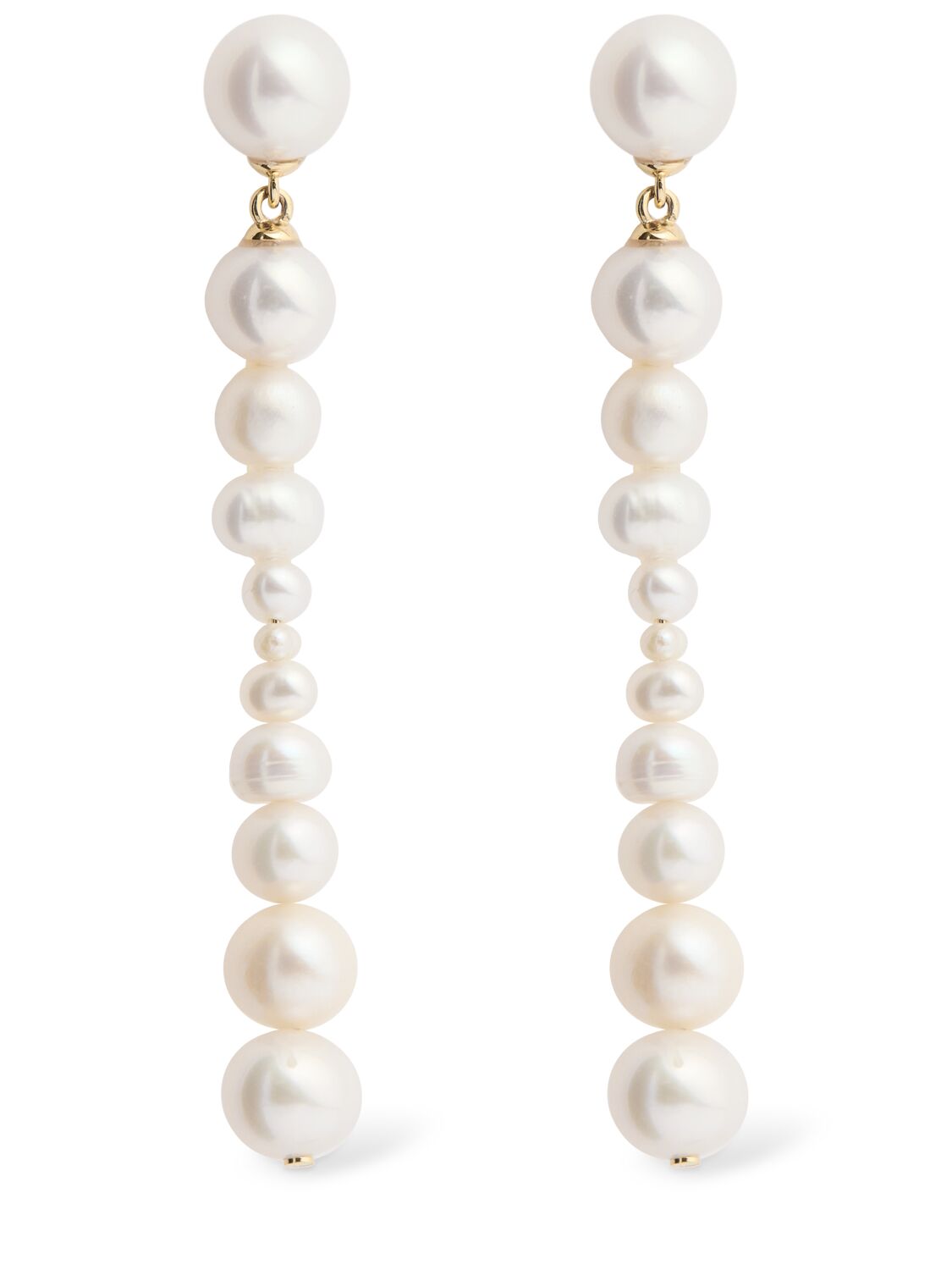 Ragbag Odette Pearl Drop Earrings In Gold/pearl