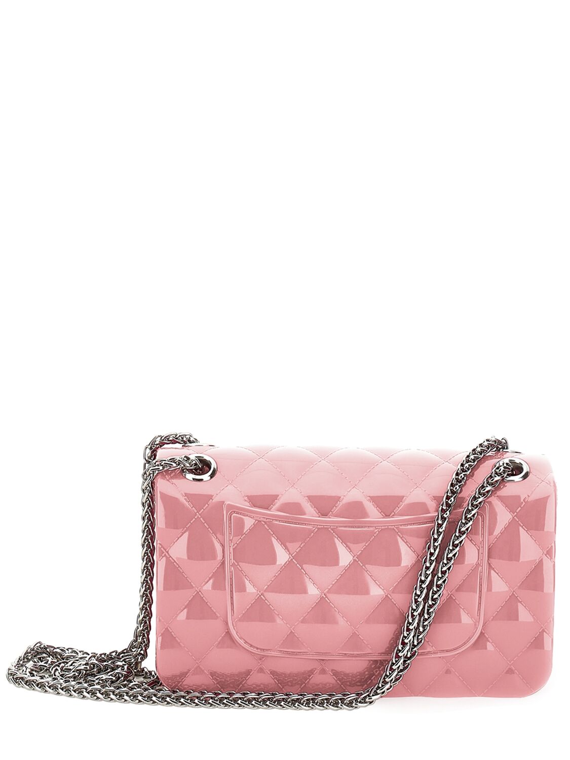 Shop Monnalisa Embellished Faux Leather Bag In Pink