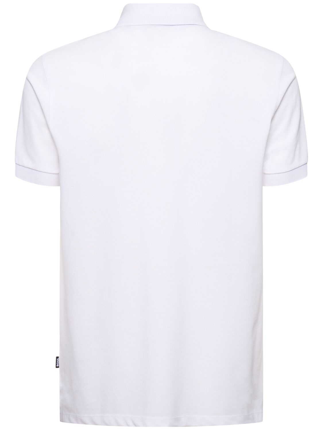 Shop Hugo Boss Pallas Cotton Piquet Polo In White