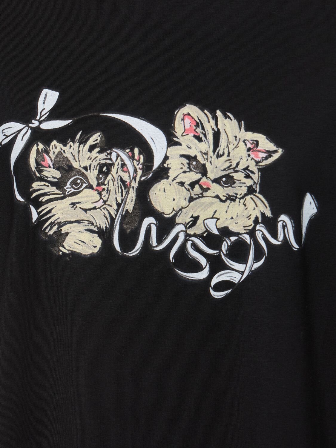 Kitten コットンジャージーtシャツ