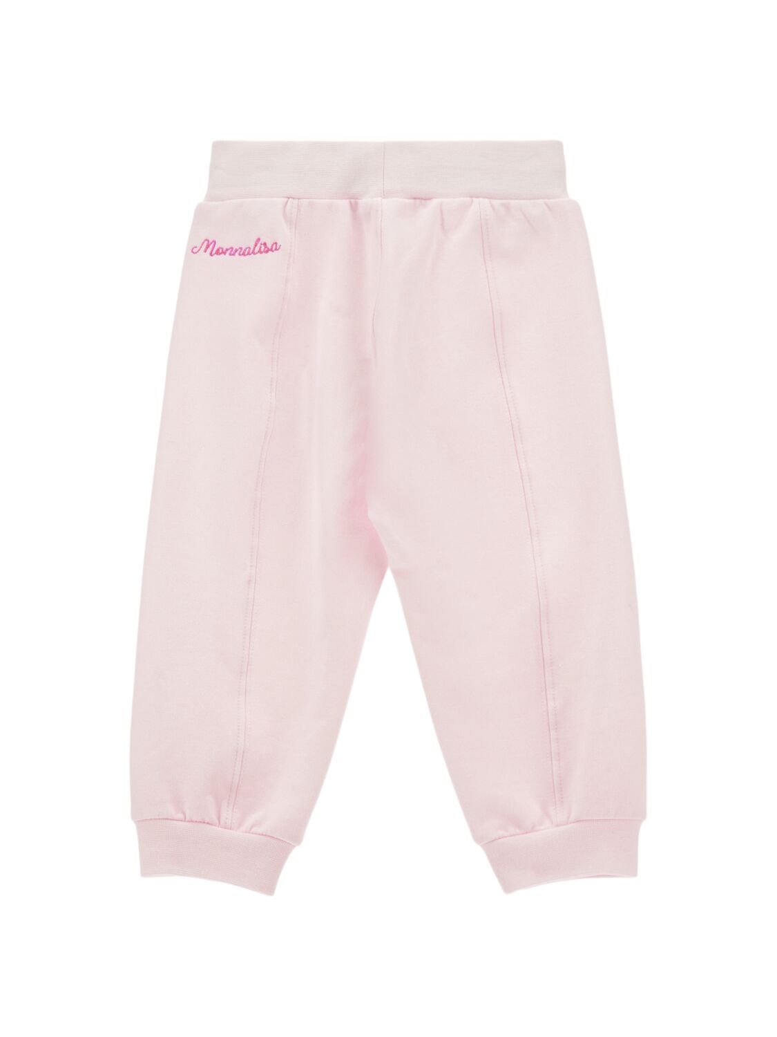 Shop Monnalisa Printed Cotton Sweatshirt & Sweatpants In Pink