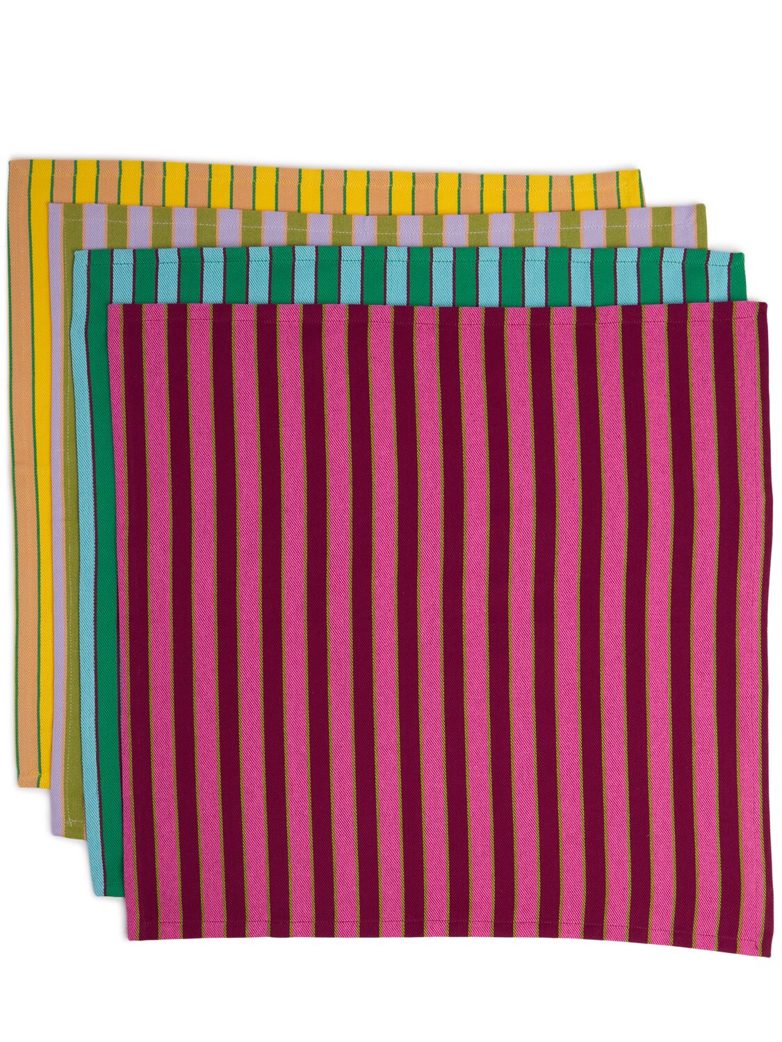 Dusen Dusen Set Of 4 Mixed Napkins In Multicolor