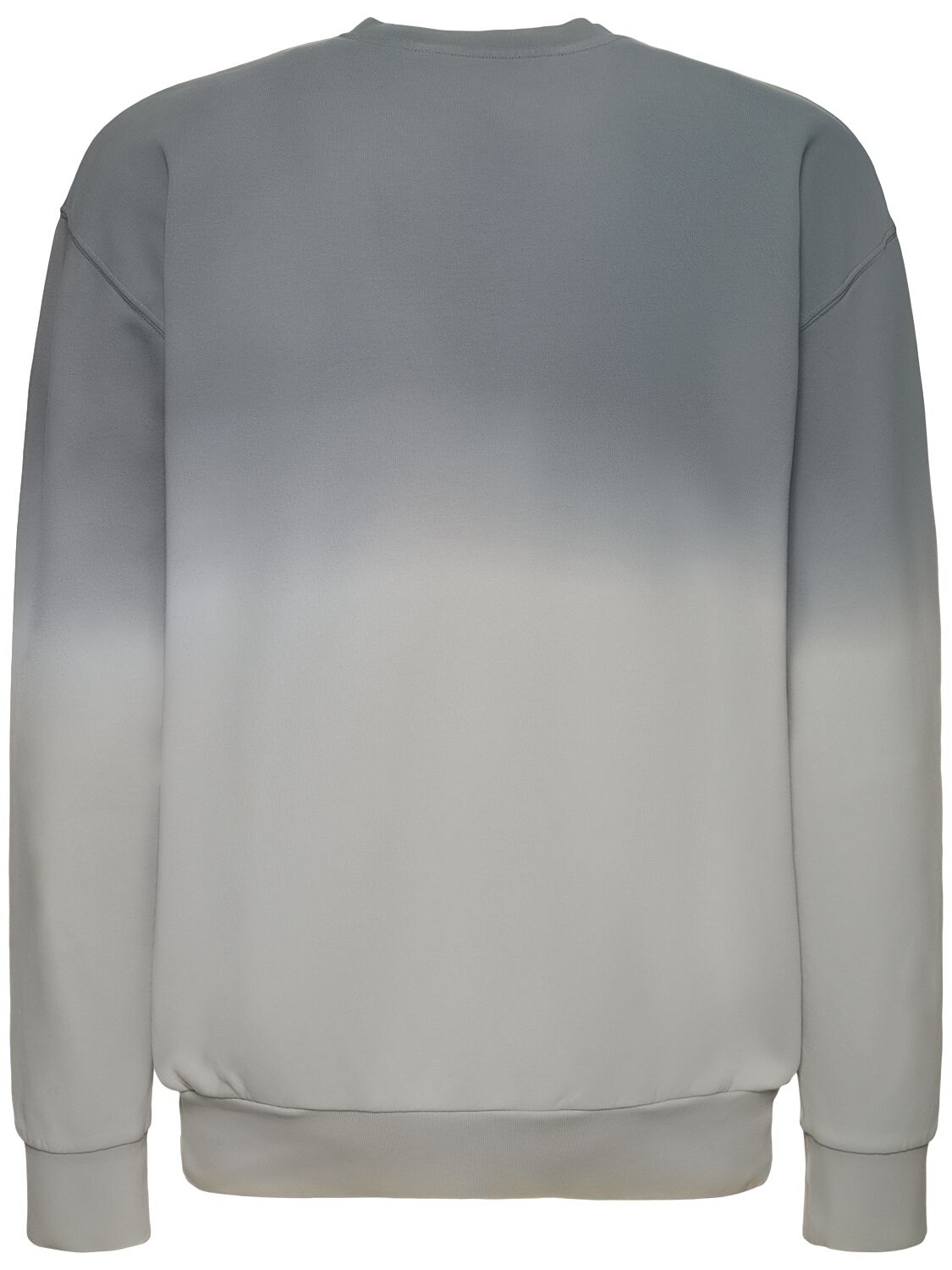 Shop Jw Anderson Logo Embroidery Cotton Sweatshirt In Grey