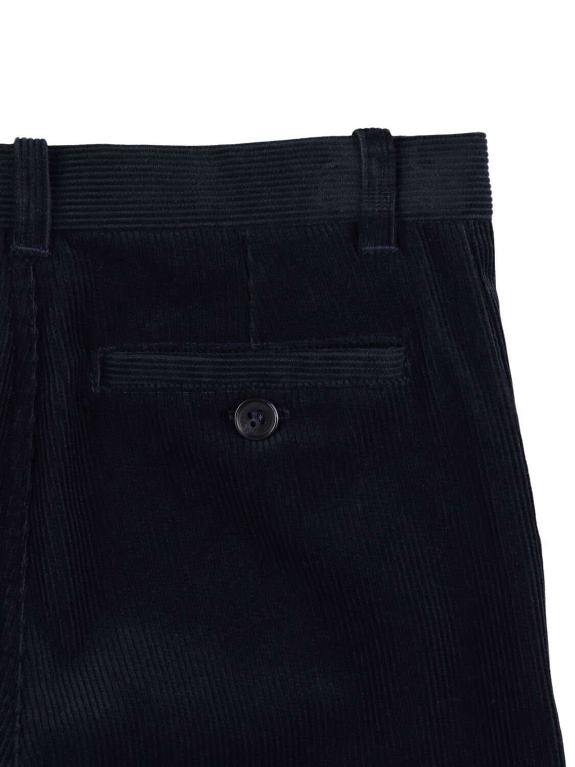 Shop Bonpoint Cotton Gabardine Pants In Dark Blue