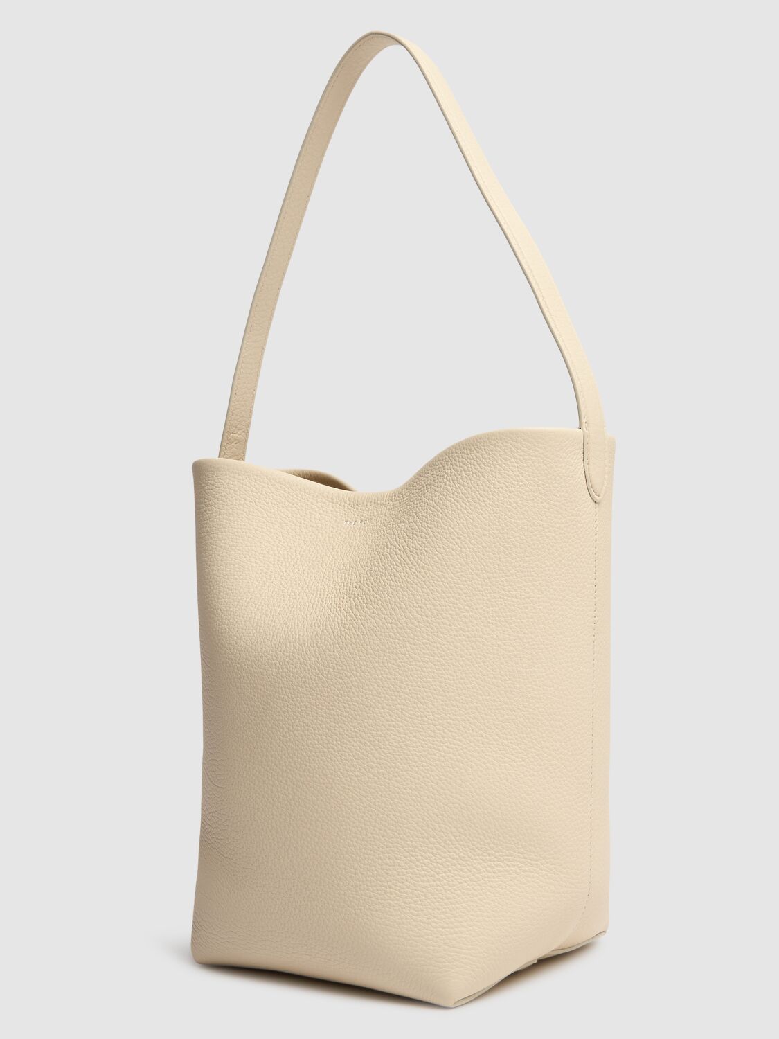 Shop The Row Medium Lux Park Leather Tote Bag In Ivory