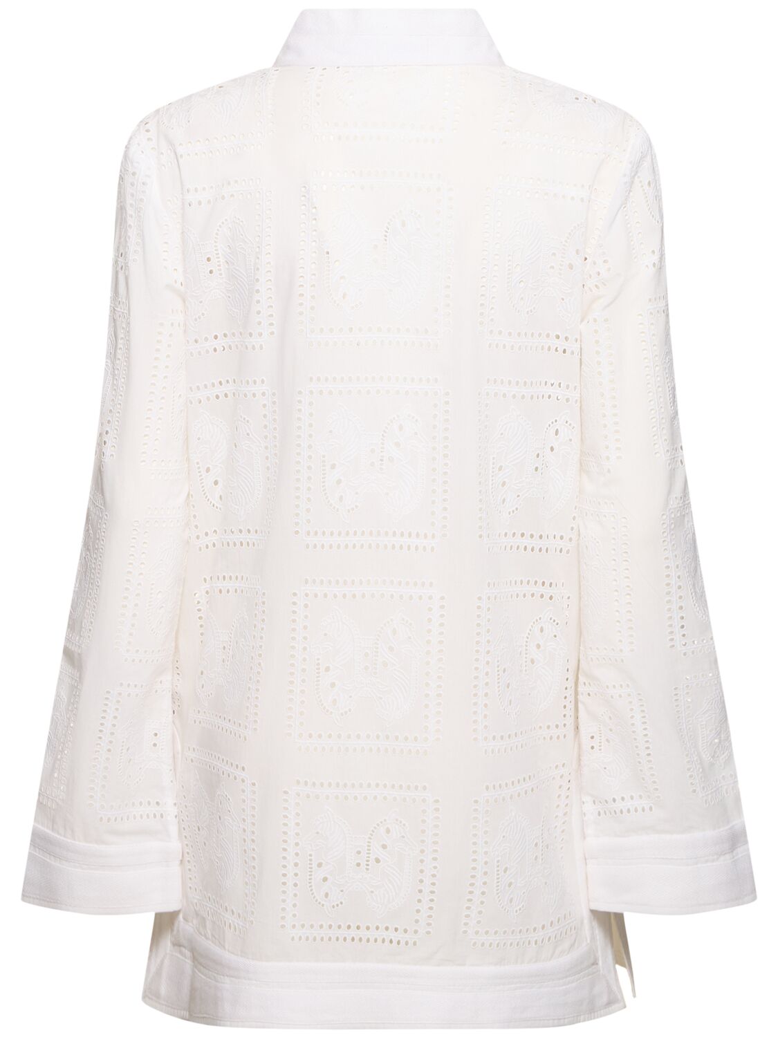 Shop Tory Burch Eyelet Tory Tunic In White