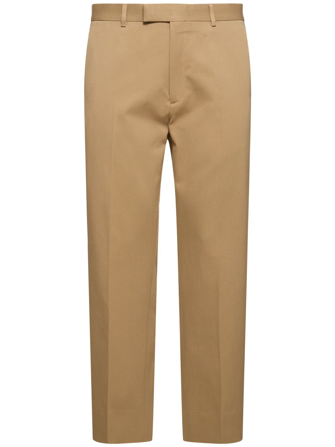 Shop Gucci Cotton Gabardine Pants In Saturn