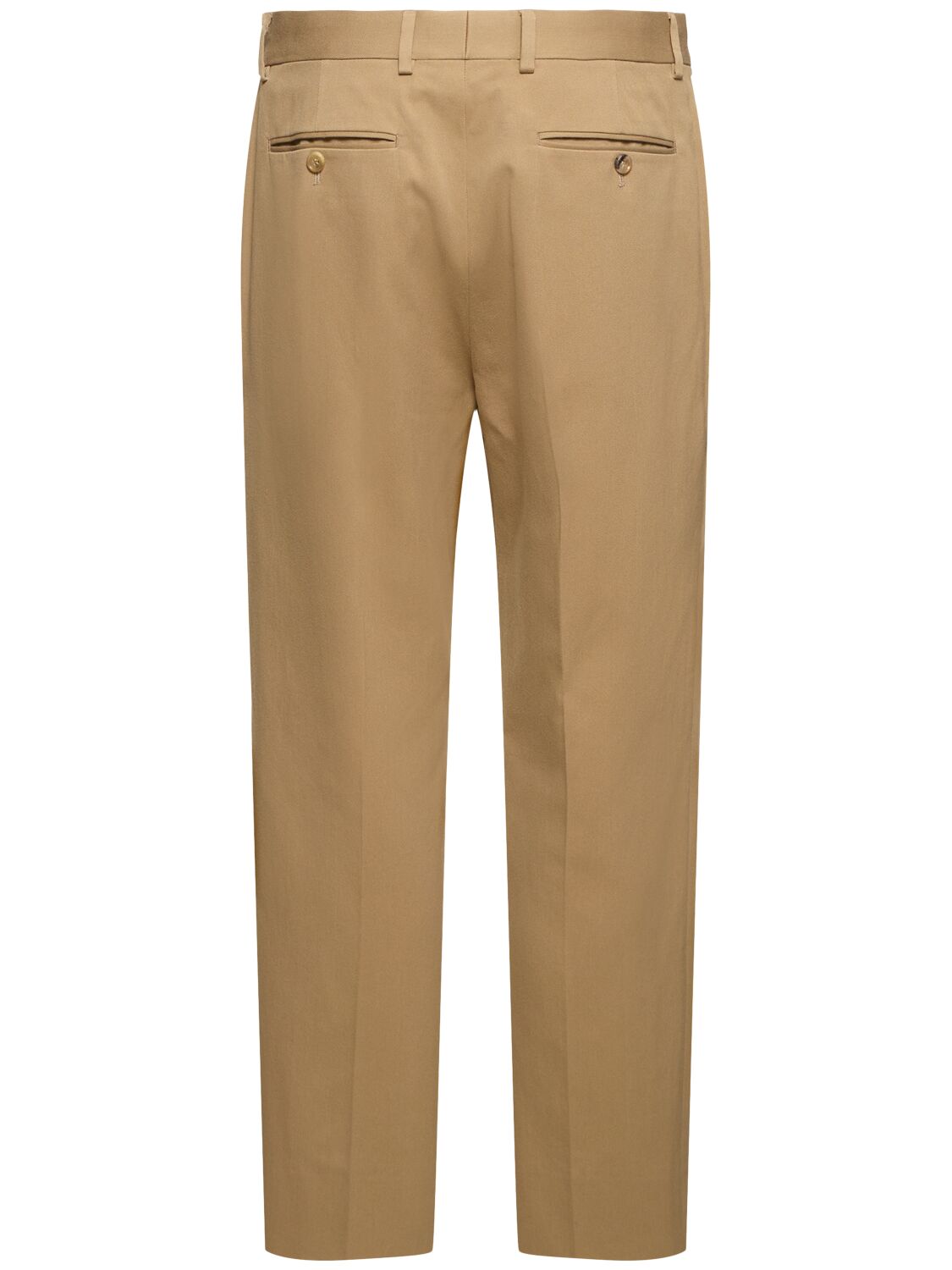 Shop Gucci Cotton Gabardine Pants In Saturn