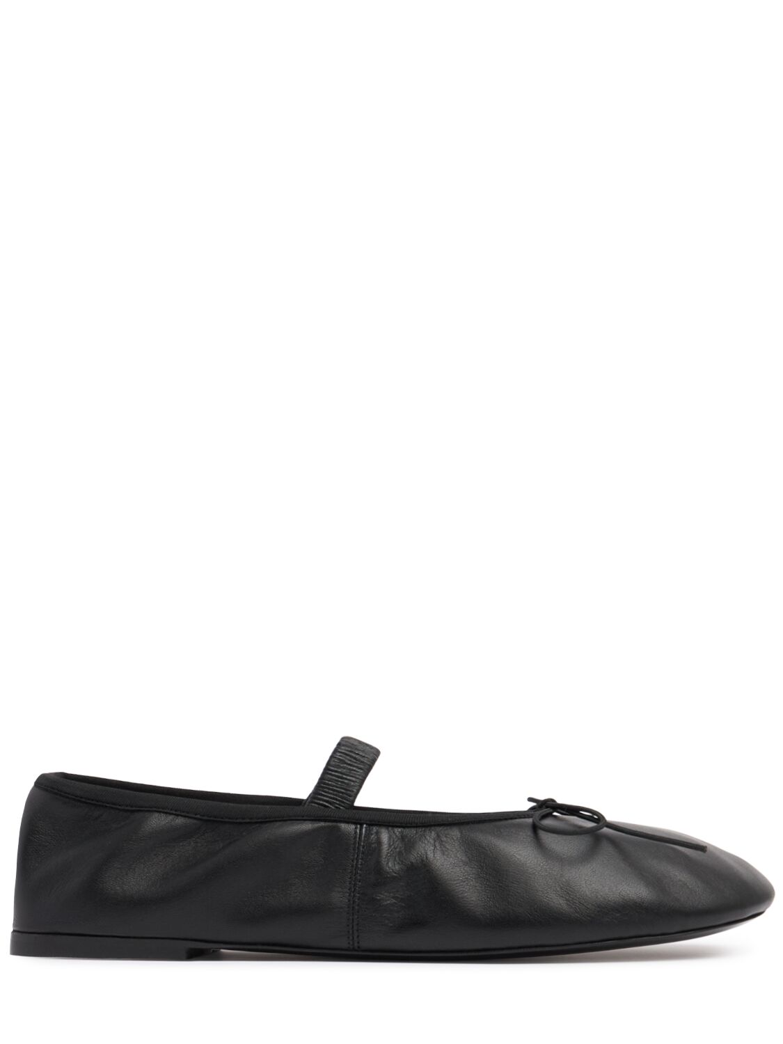 Proenza Schouler 10mm Glove Leather Mary Jane Flats In Black