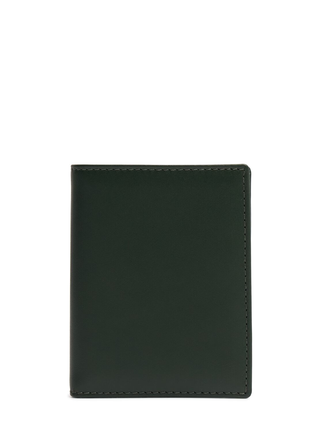 Comme Des Garçons Classic Leather Wallet In Bottle Green