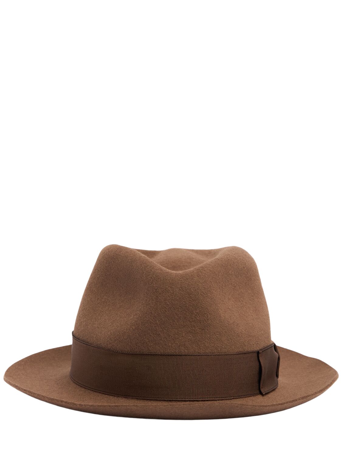 Borsalino Brushed Felt Fedora Hat In Viscarda