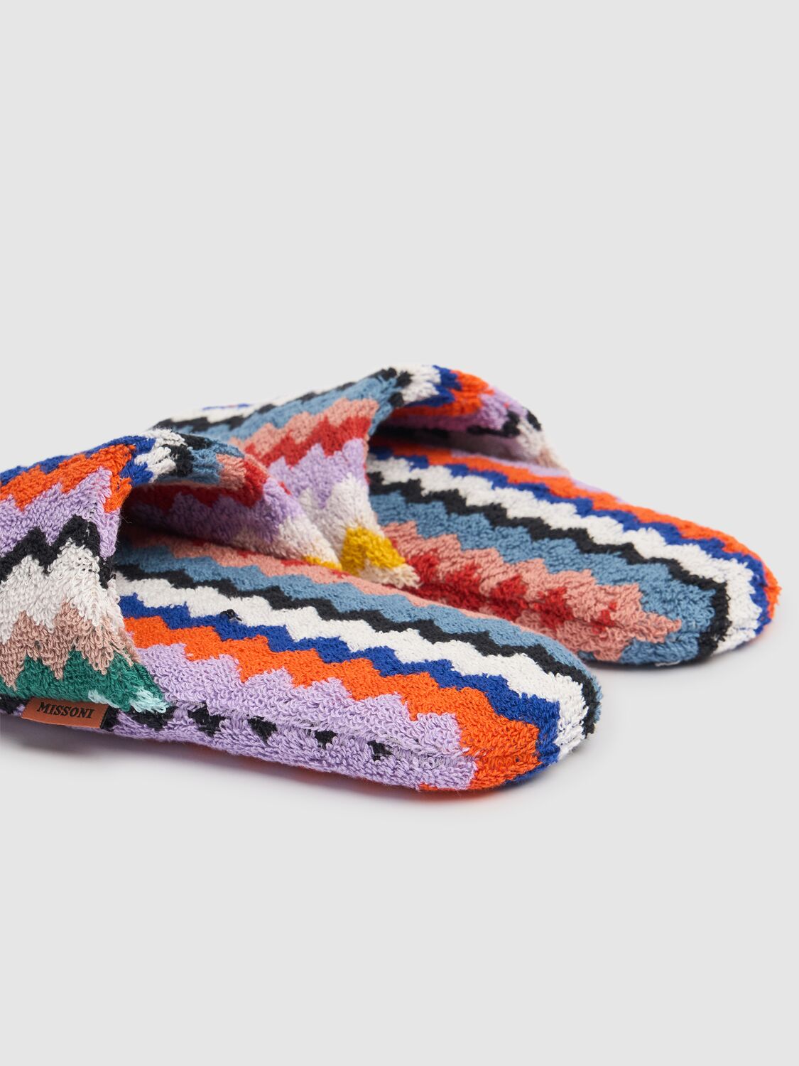 Shop Missoni Riverbero Soft Slippers In Multicolor