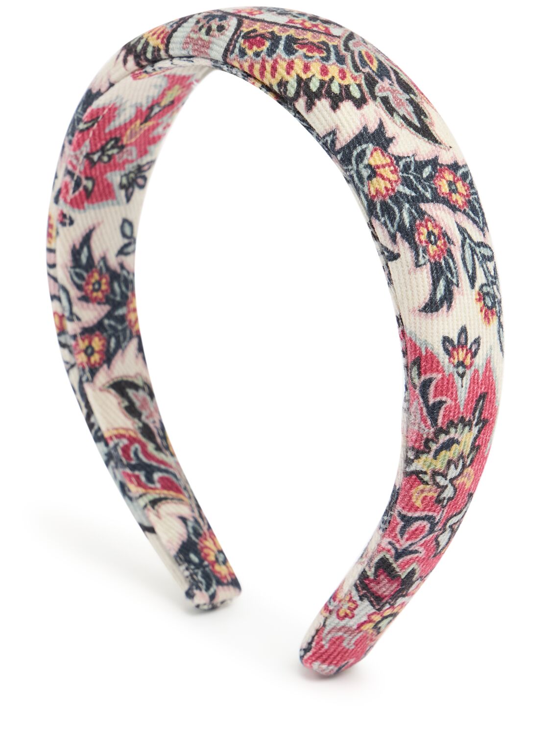 Etro Printed Cotton Blend Headband In Beige