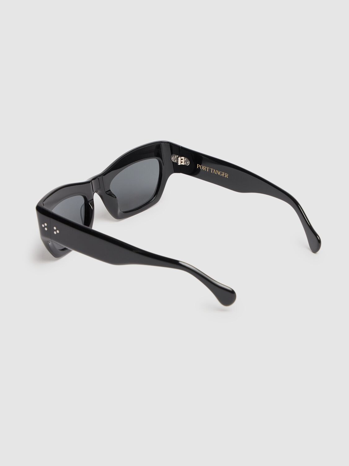 Shop Port Tanger Ayreen Acetate Sunglasses W/ Black Lens