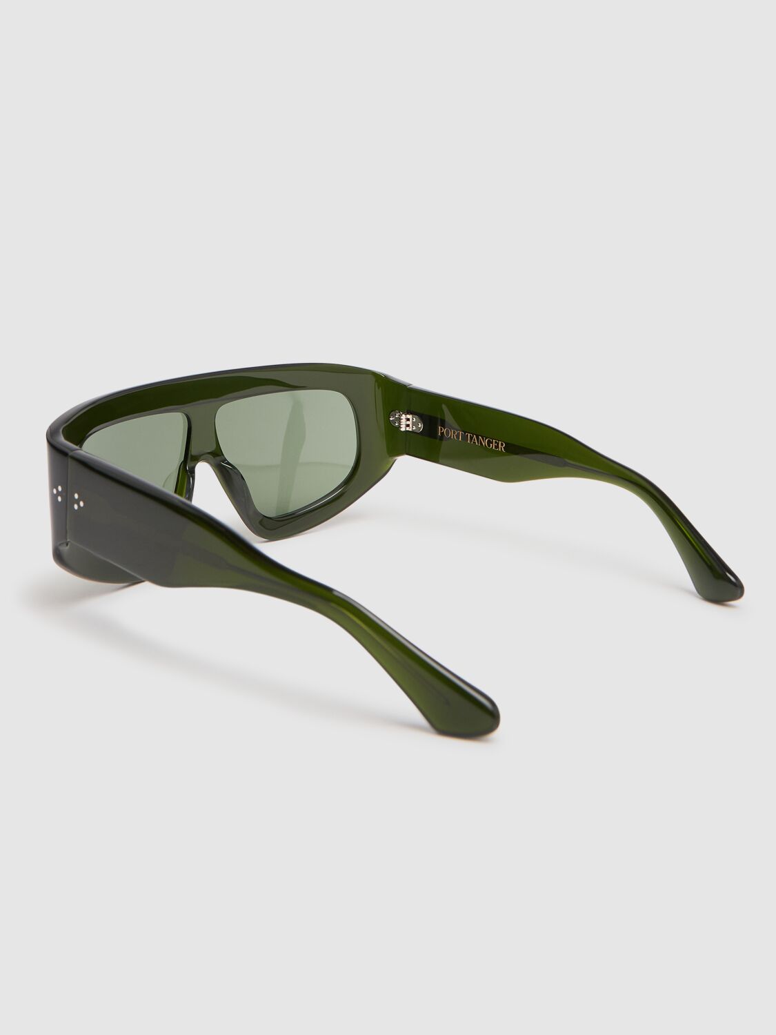 Shop Port Tanger Saraa Round Sunglasses In Warm Olive