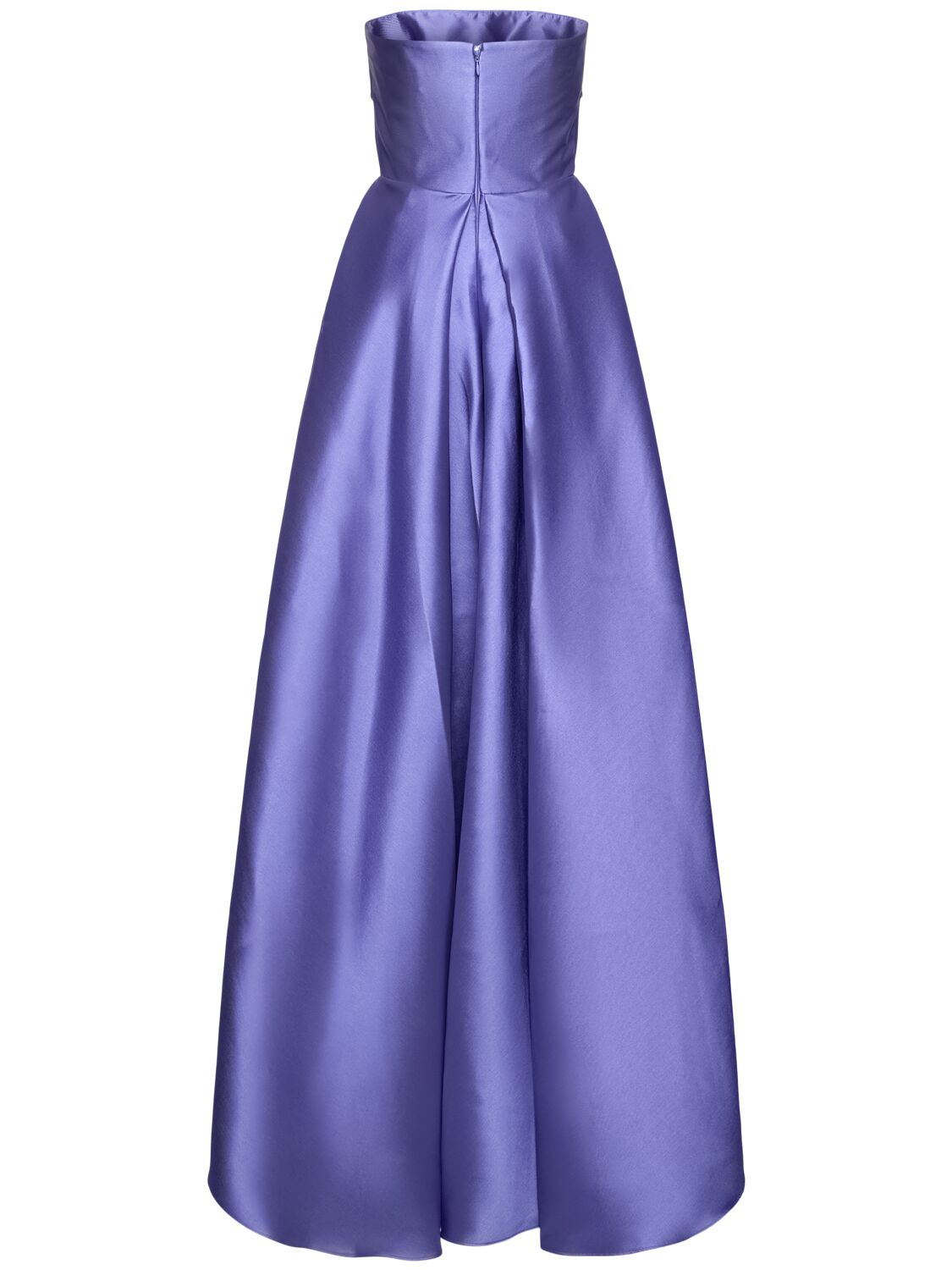 Shop Solace London Tiffany Twill Long Dress In Light Purple