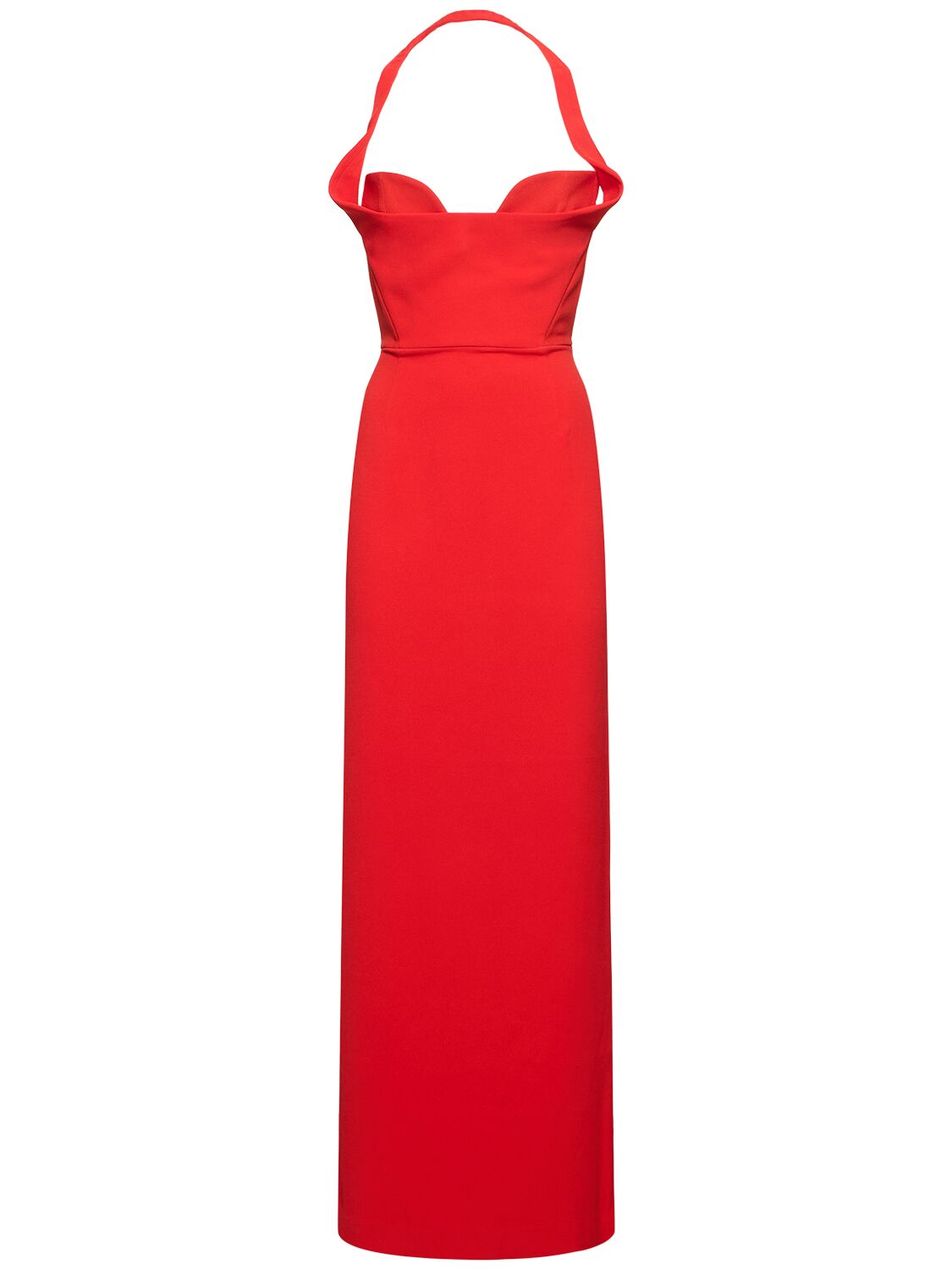 Serina Off-the-shoulder Crepe Long Dress