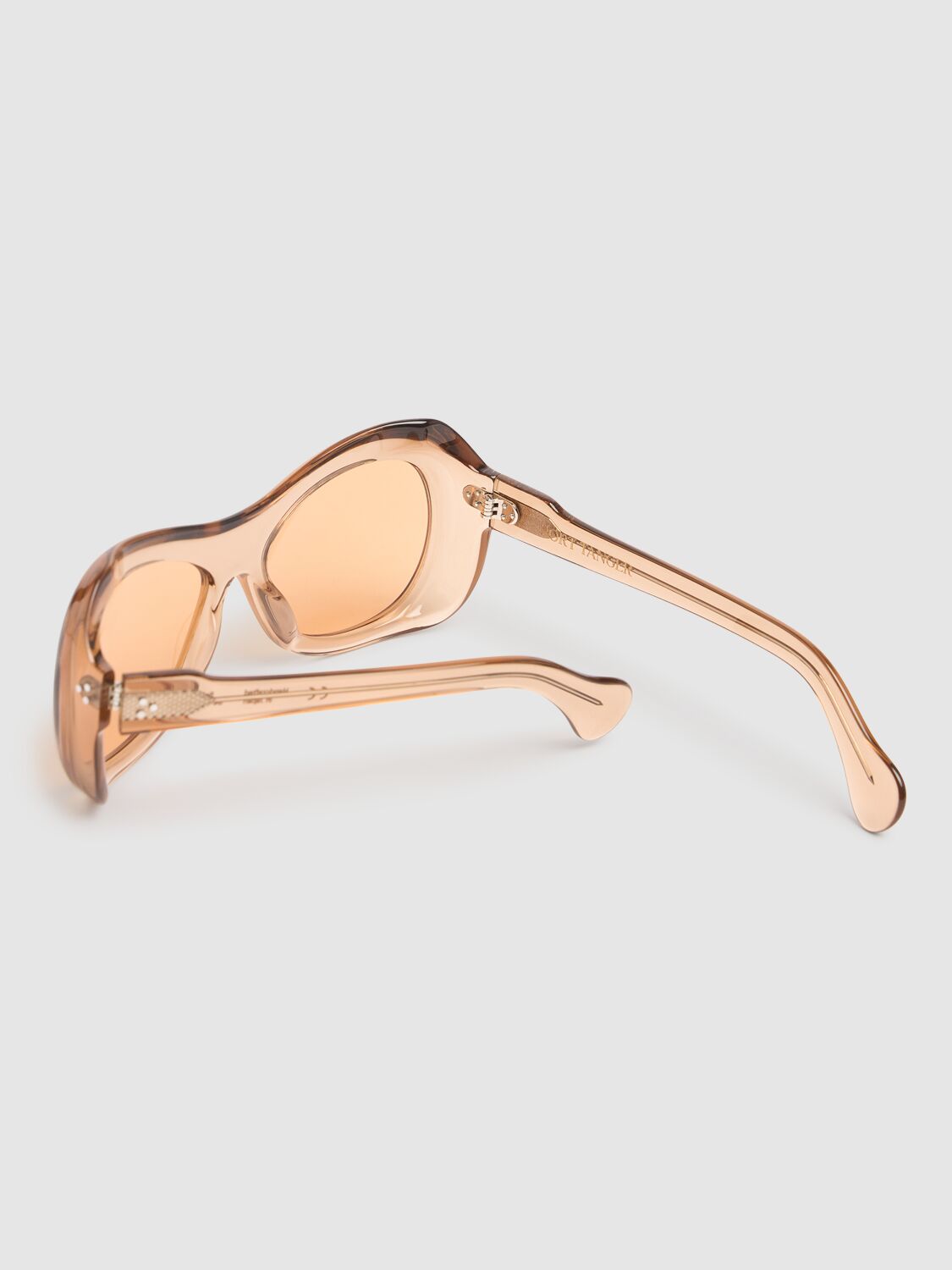 Shop Port Tanger Soledad Acetate Sunglasses W/ Amber Lens In Manuka/amber