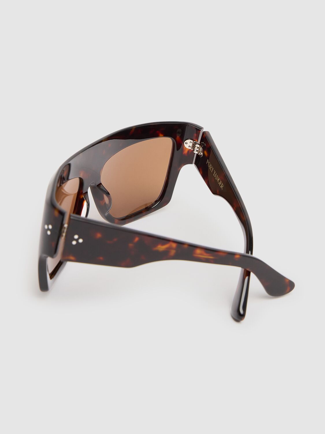 Shop Port Tanger Hal Acetate Sunglasses W/ Tobacco Lens In Myrrh/tobacco