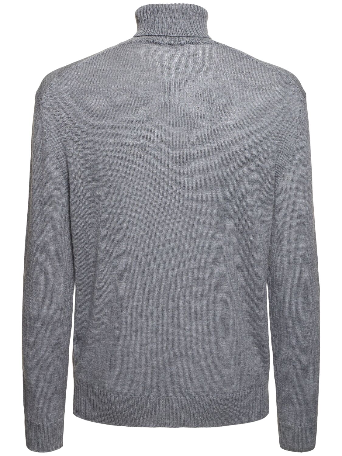 Shop Jil Sander Extrafine Wool Turtleneck Sweater In Slate