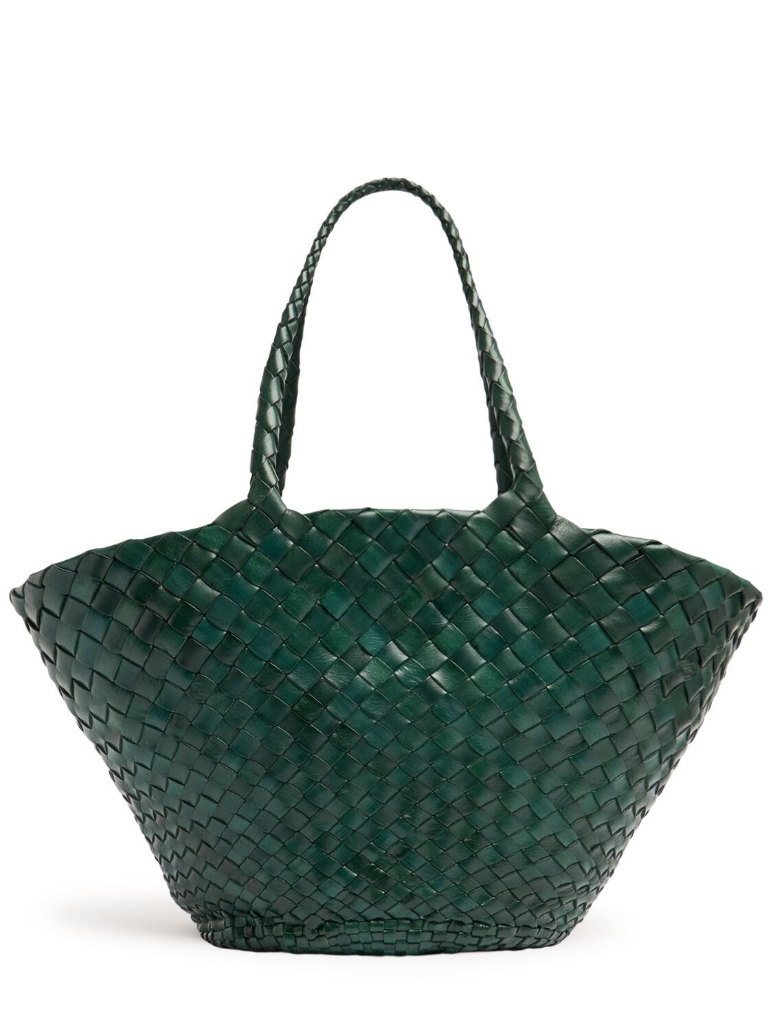 Sac Cabas En Cuir Tressé À La Main Egola - DRAGON DIFFUSION - Modalova