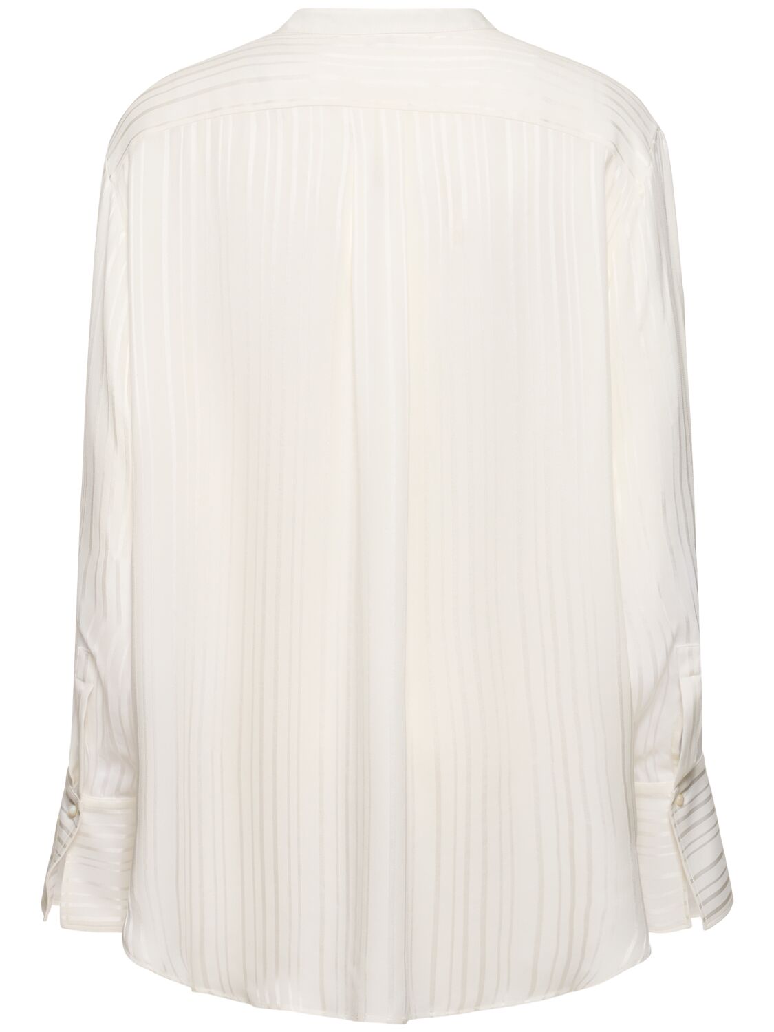 Chloé Viscose-silk Blend Shirt In White