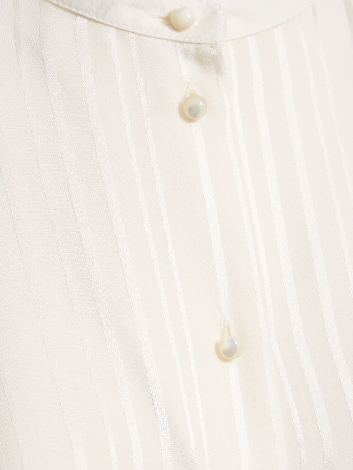 Chloé Viscose-silk Blend Shirt In White