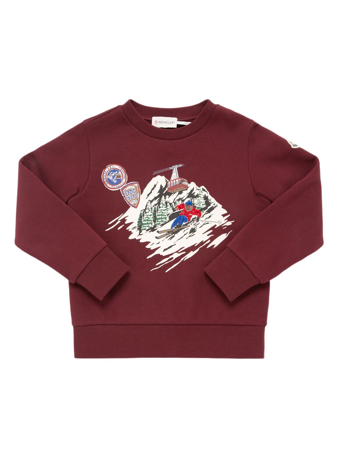 MONCLER LOGO COTTON SWEATSHIRT