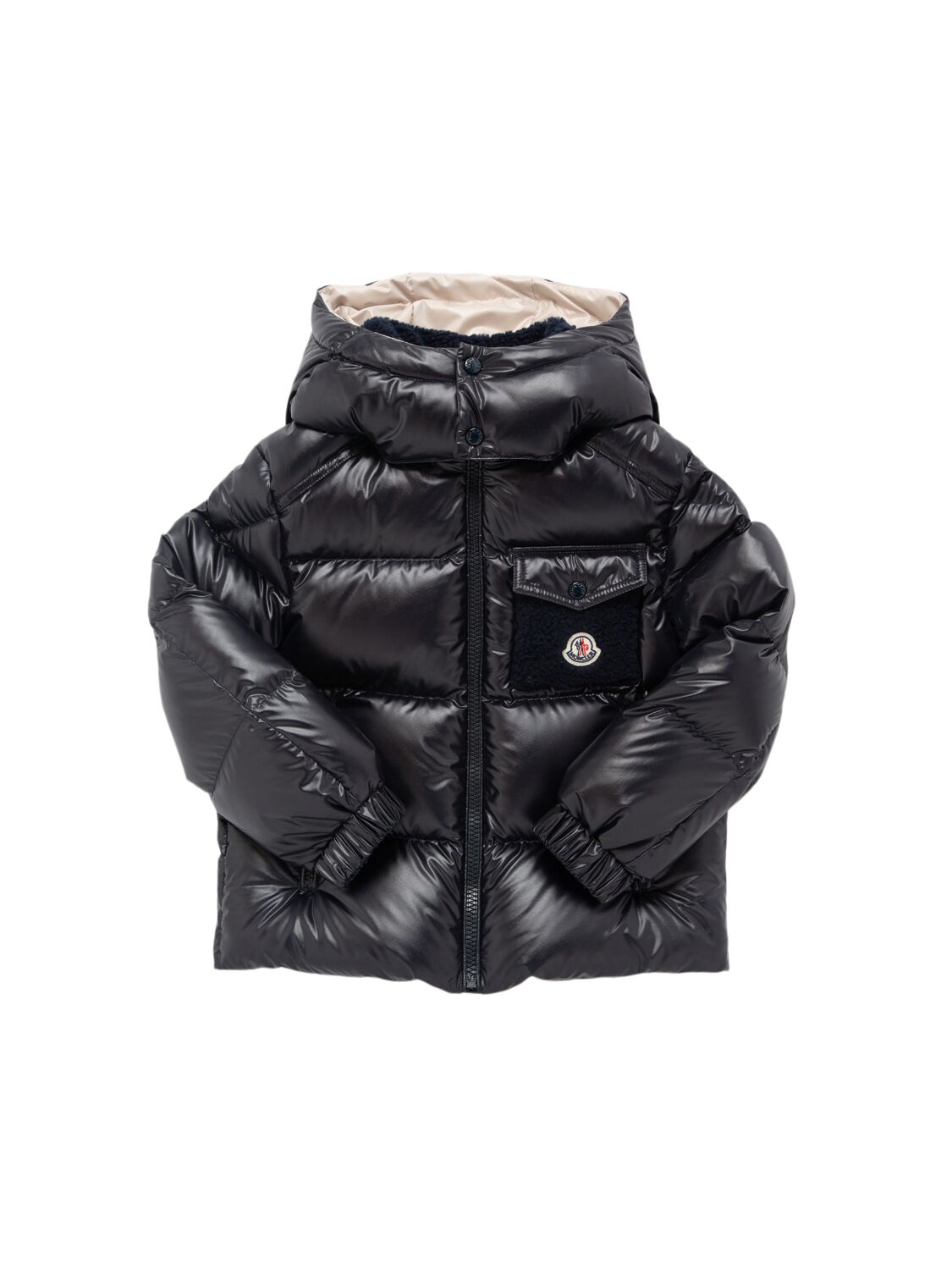 Moncler Yule Tech Down Jacket In Midnight Blue