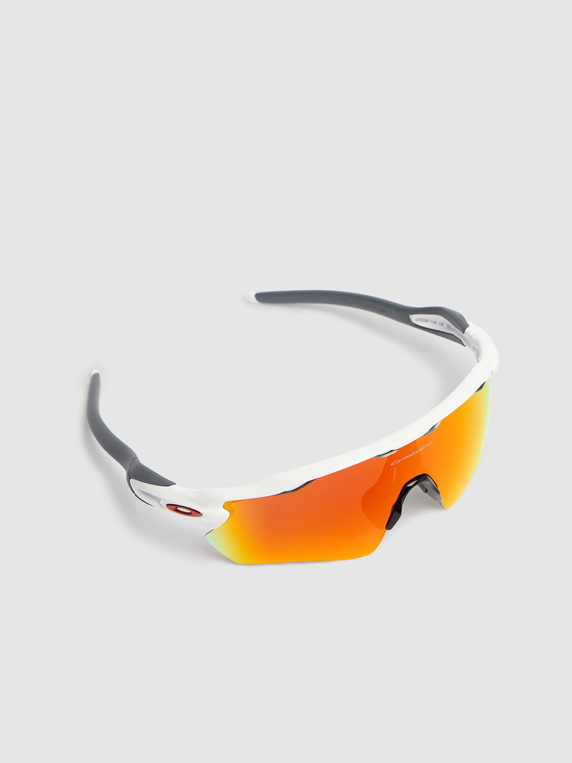 Shop Oakley Radar Ev Path Mask Sunglasses In Red/yellow